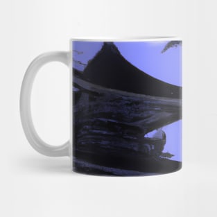 Japanese temple at night Mug